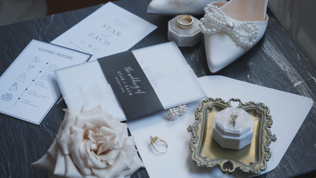 Star and Zach wedding details.