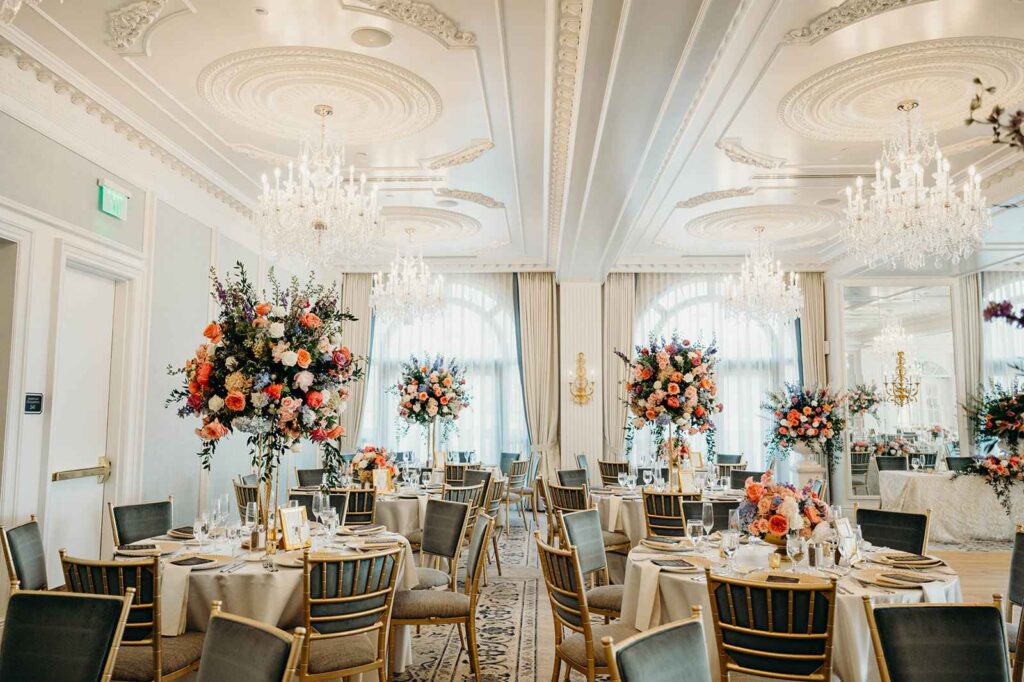 Hotel Carmichael wedding reception cost.