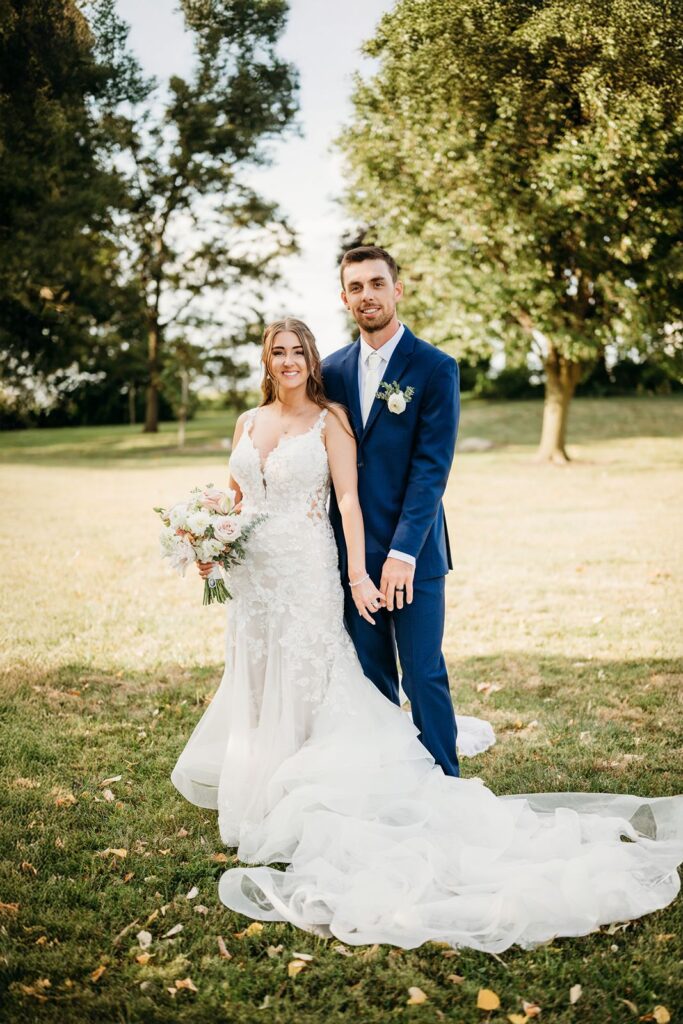 White Willow Farms Wedding Couple.