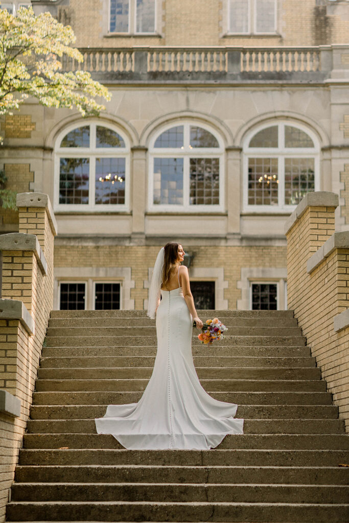 Bride at Luxury Estate Wedding Venue.