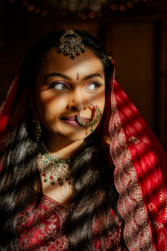 Maya Getting Ready For Hindu Celebration at The Mill Top Banquet Center in Noblesville Indiana